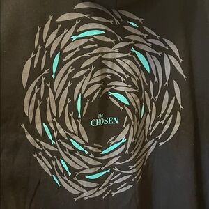 New “The Chosen” Zip Up Black Hoodie